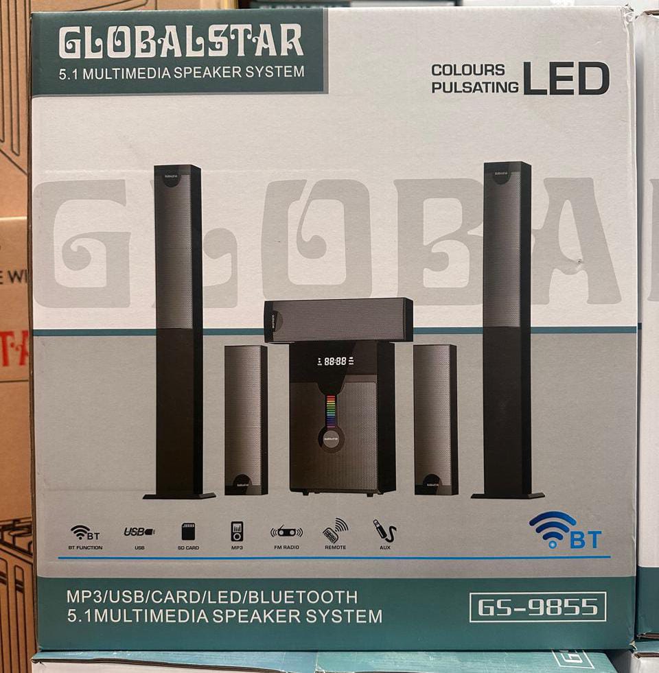 Globalstar GS-9855 5.1CH 120W Super Bass Home Theatre System