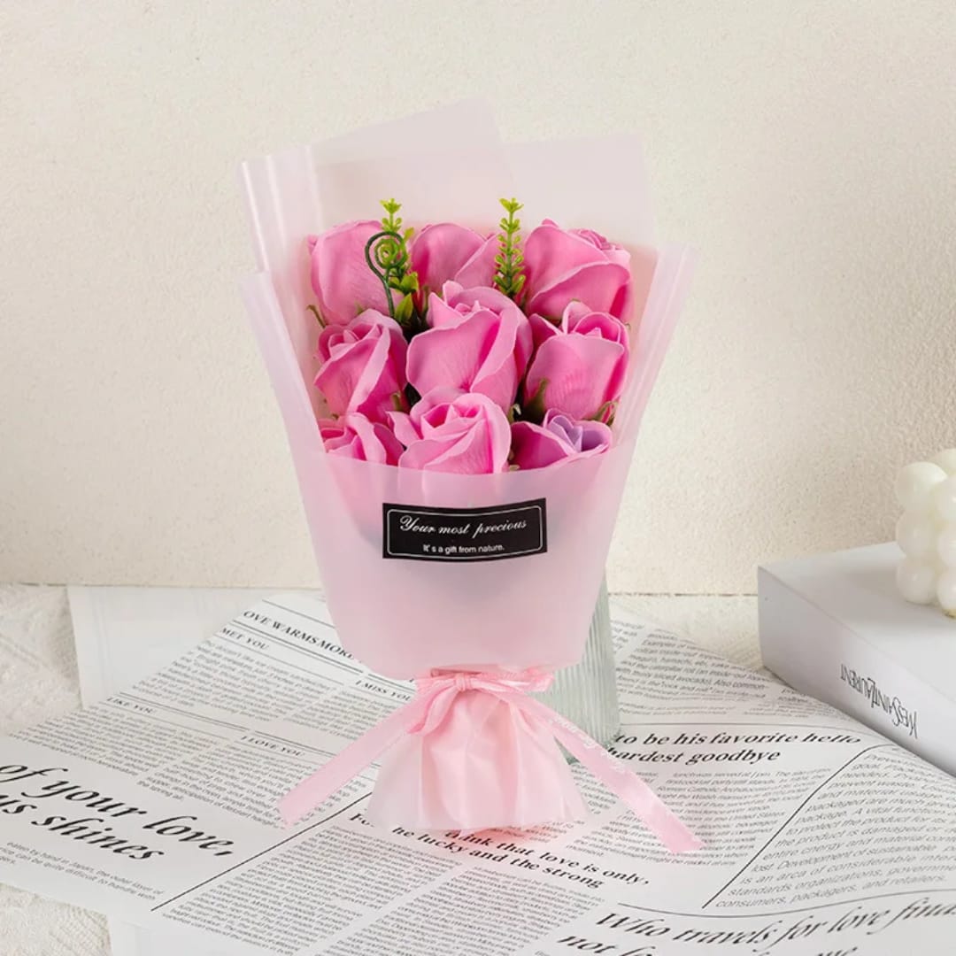 Eternal Rose Bouquet - Blushing Pink
