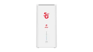 Airtel 5G  wireless smartBox 2.4GHz and 5GHz bands 64 devices connection white