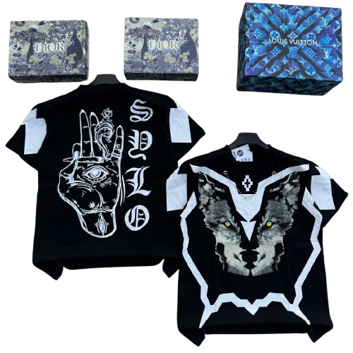 Designer T-shirt for Men - Black