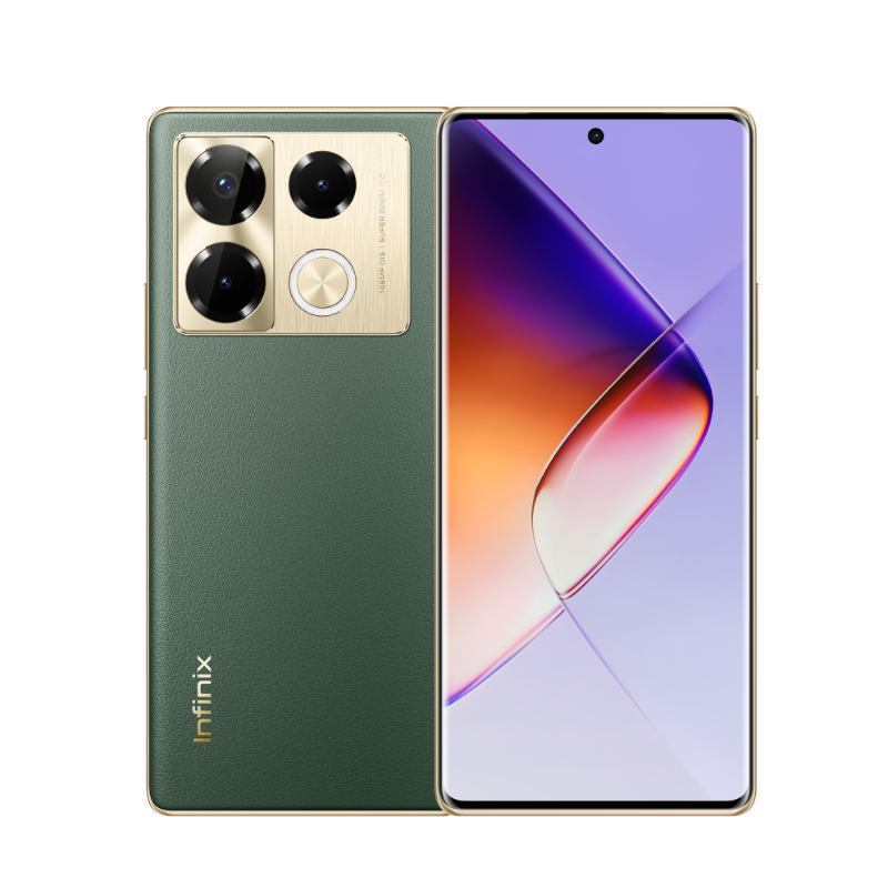 Infinix Note 40 PRO 256GB+16GB (8+8)GB RAM 6.78' Screen Dual SIM 5000mAh Battery 70W Charging 108MP Camera Android 14 MediaTek Helio G99 Ultimate Green Smartphone