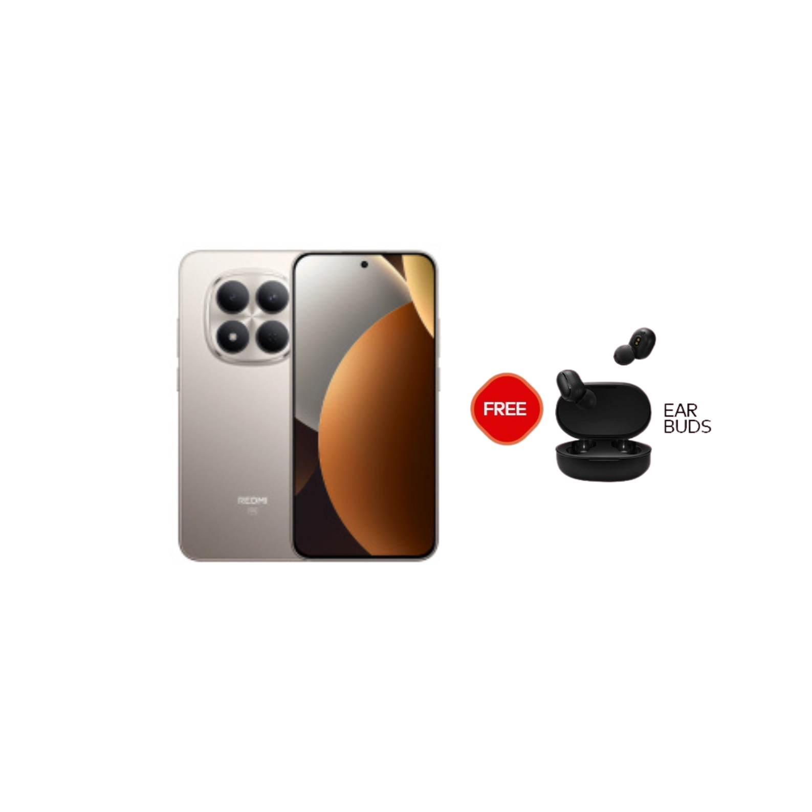 XIAOMI Redmi Note 15 Pro 4G 8GB/256GB ROM 6.77" AMOLED 200MP 6500 mAh Dual Sim + Free Ear Buds